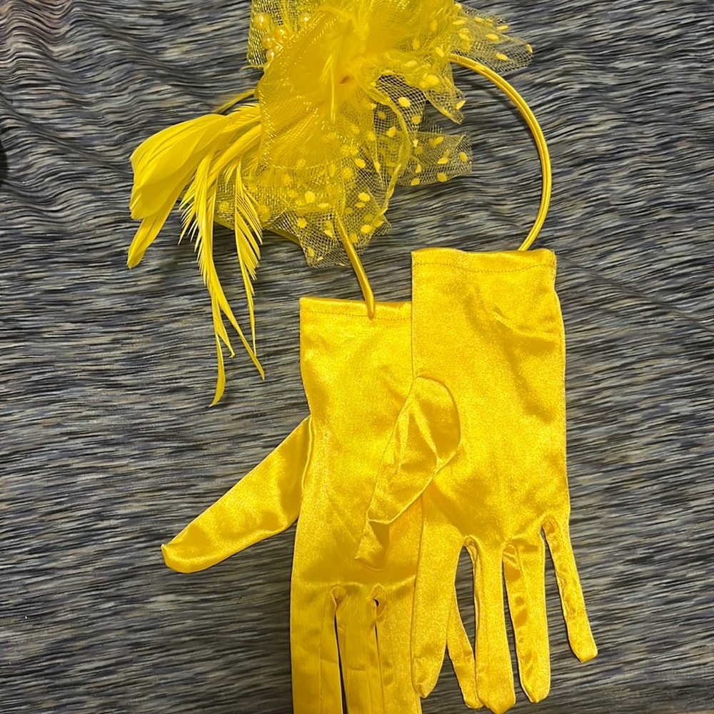 Tea party fastener and gloves